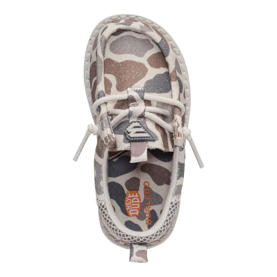 HEYDUDE X Burlebo Wally Funk Toddler Deer Camo - Image 3